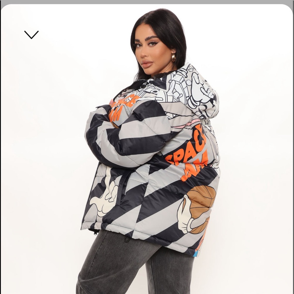 Space jam puffer coat